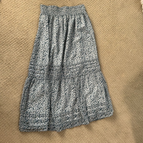 Madewell skirt floral blue - Picture 3 of 5